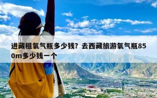 进藏租氧气瓶多少钱？去西藏旅游氧气瓶850m多少钱一个