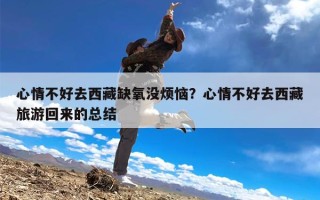 心情不好去西藏缺氧没烦恼？心情不好去西藏旅游回来的总结