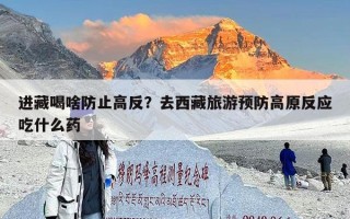 进藏喝啥防止高反？去西藏旅游预防高原反应吃什么药