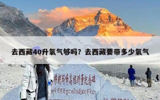 去西藏40升氧气够吗？去西藏要带多少氧气