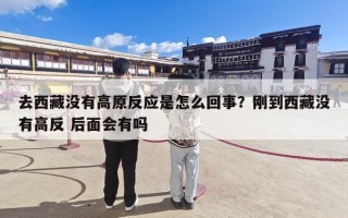 去西藏没有高原反应是怎么回事？刚到西藏没有高反 后面会有吗