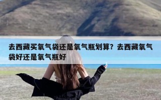 去西藏买氧气袋还是氧气瓶划算？去西藏氧气袋好还是氧气瓶好