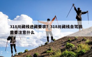 318川藏线进藏要求？318川藏线自驾游需要注意什么