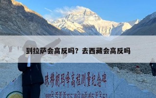 到拉萨会高反吗？去西藏会高反吗