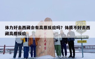 体力好去西藏会有高原反应吗？体质不好去西藏高原反应