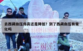 去西藏血压升高还是降低？到了西藏血压有变化吗