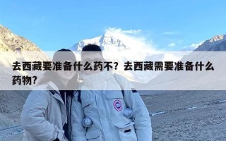 去西藏要准备什么药不？去西藏需要准备什么药物?