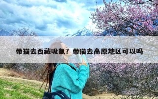 带猫去西藏吸氧？带猫去高原地区可以吗