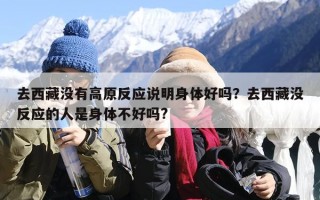 去西藏没有高原反应说明身体好吗？去西藏没反应的人是身体不好吗?