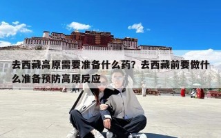 去西藏高原需要准备什么药？去西藏前要做什么准备预防高原反应