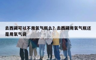 去西藏可以不用氧气瓶么？去西藏用氧气瓶还是用氧气袋