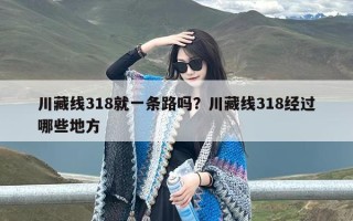 川藏线318就一条路吗？川藏线318经过哪些地方