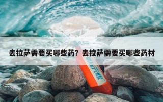 去拉萨需要买哪些药？去拉萨需要买哪些药材