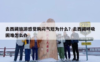 去西藏旅游感觉胸闷气短为什么？去西藏呼吸困难怎么办