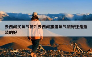 去西藏买氧气袋？去西藏旅游氧气袋好还是瓶装的好