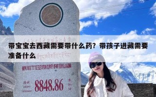 带宝宝去西藏需要带什么药？带孩子进藏需要准备什么