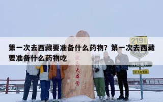 第一次去西藏要准备什么药物？第一次去西藏要准备什么药物吃