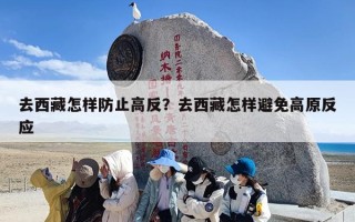 去西藏怎样防止高反？去西藏怎样避免高原反应