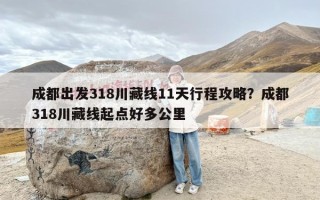 成都出发318川藏线11天行程攻略？成都318川藏线起点好多公里