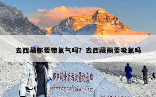 去西藏都要带氧气吗？去西藏需要吸氧吗