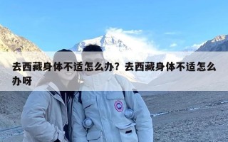 去西藏身体不适怎么办？去西藏身体不适怎么办呀