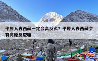 平原人去西藏一定会高反么？平原人去西藏会有高原反应嘛