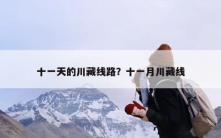 十一天的川藏线路？十一月川藏线